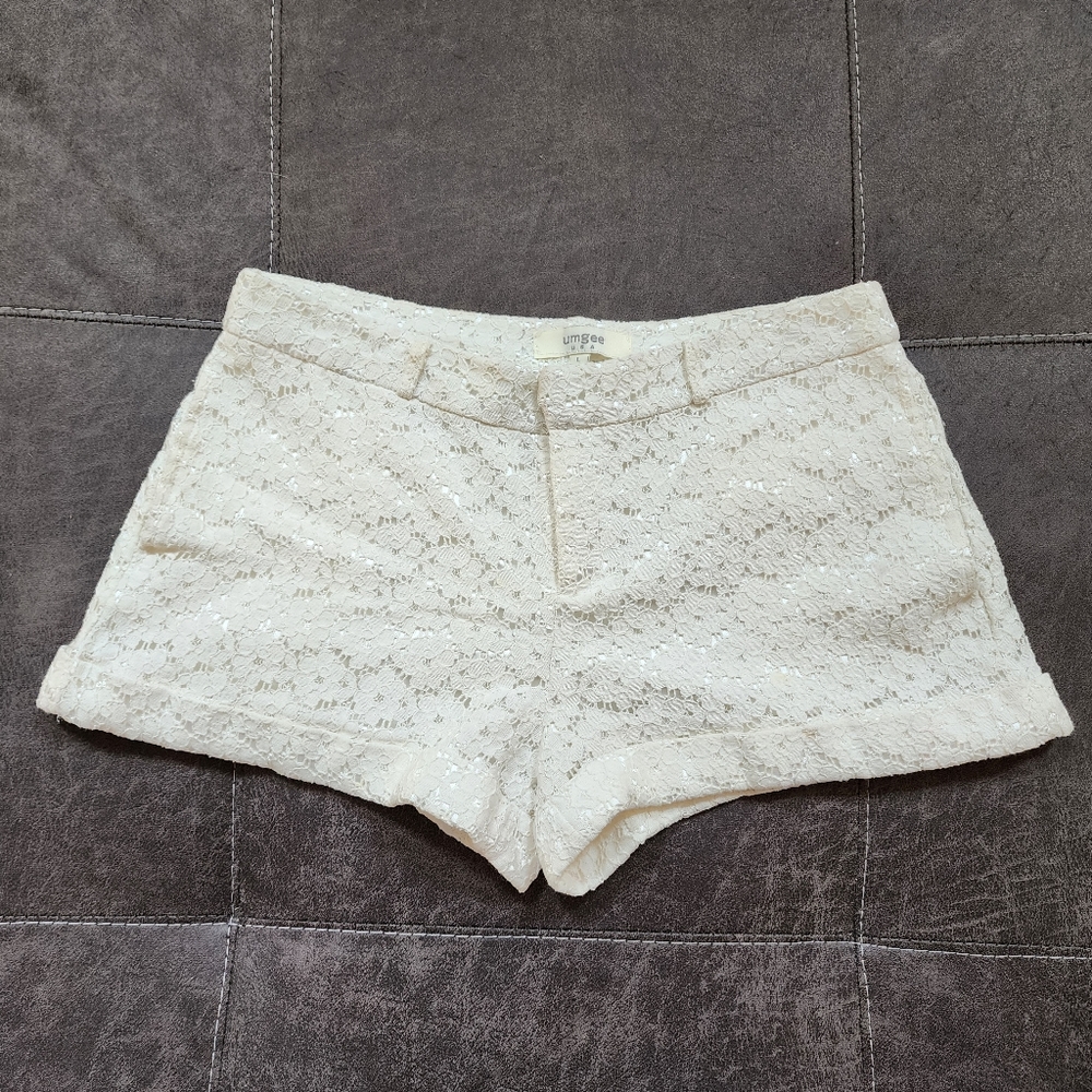 Umgee Lace Shorts Size Large